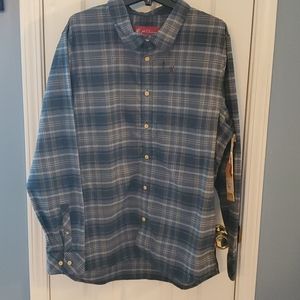 Browning Midnight Navy Plaid Beacon Shirt